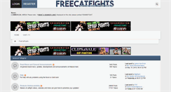 Desktop Screenshot of freecatfights.com